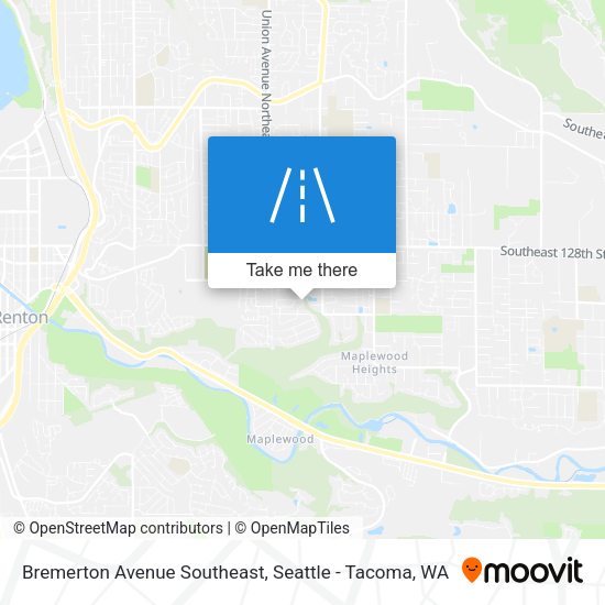 Bremerton Avenue Southeast map