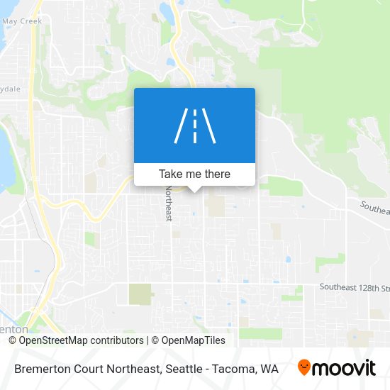 Bremerton Court Northeast map