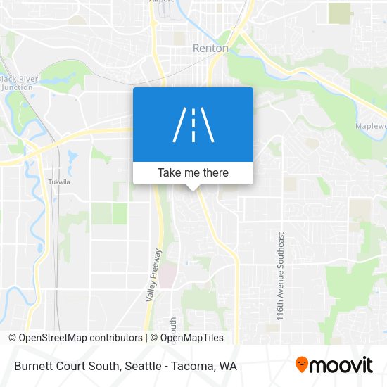 Mapa de Burnett Court South