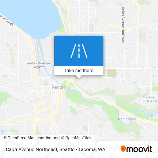 Mapa de Capri Avenue Northeast