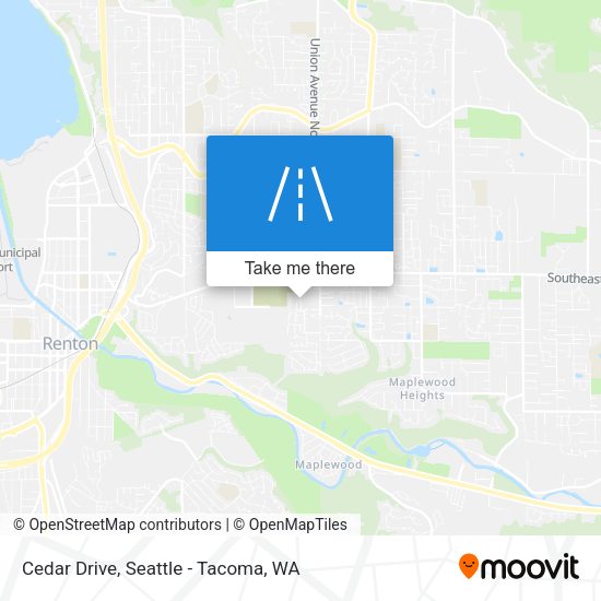 Cedar Drive map