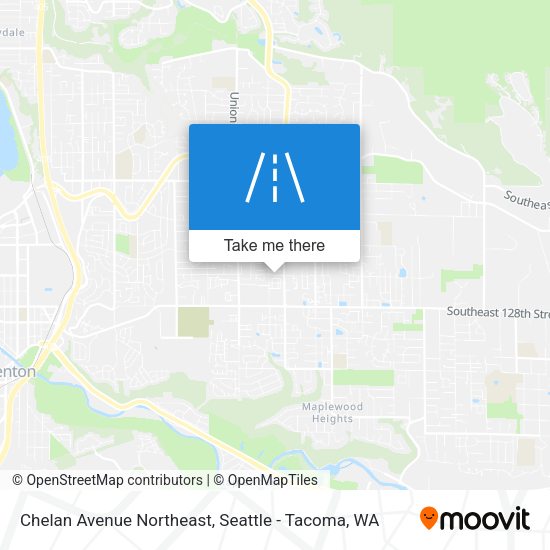 Mapa de Chelan Avenue Northeast