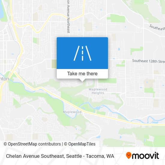 Mapa de Chelan Avenue Southeast