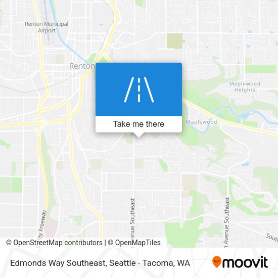 Mapa de Edmonds Way Southeast