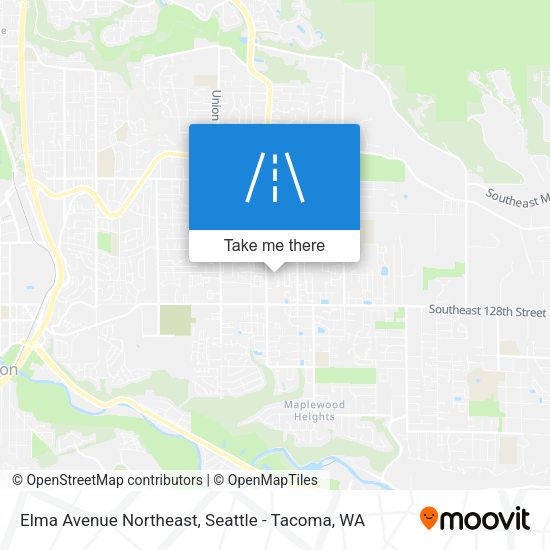 Elma Avenue Northeast map