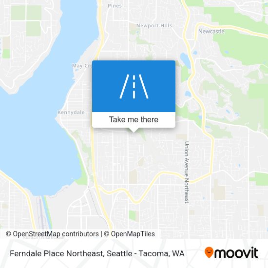 Ferndale Place Northeast map