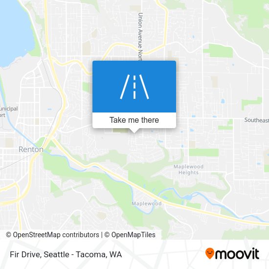 Fir Drive map