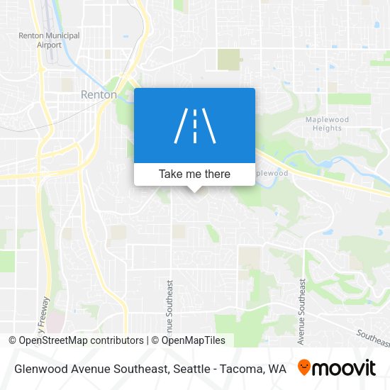 Glenwood Avenue Southeast map