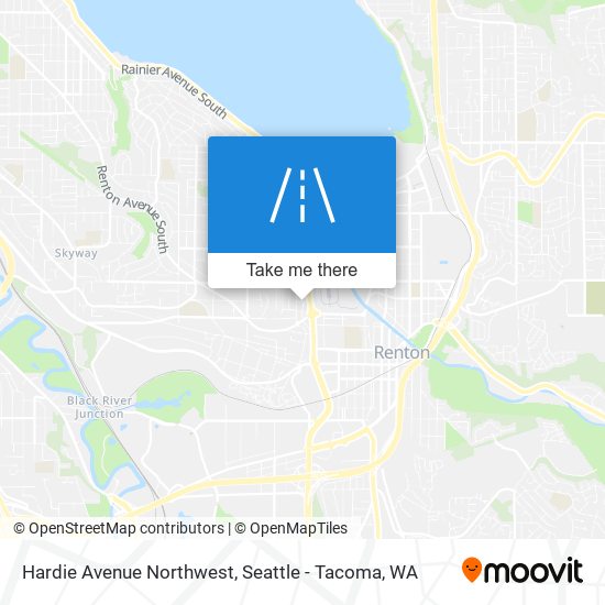 Mapa de Hardie Avenue Northwest