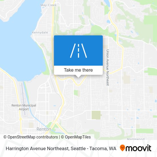 Mapa de Harrington Avenue Northeast