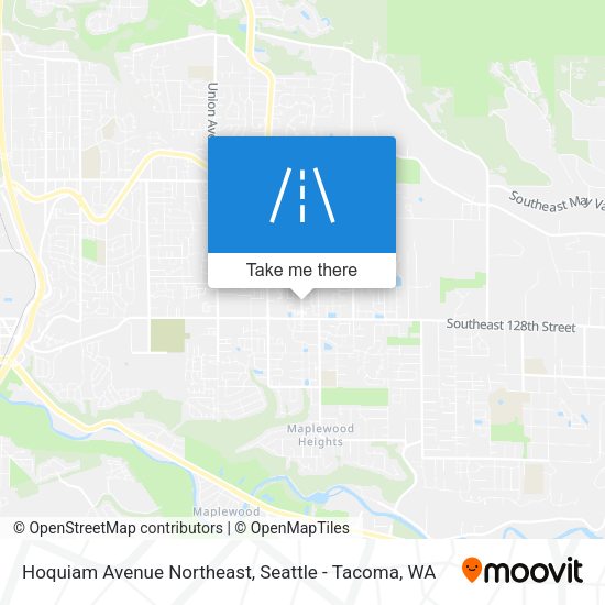 Mapa de Hoquiam Avenue Northeast