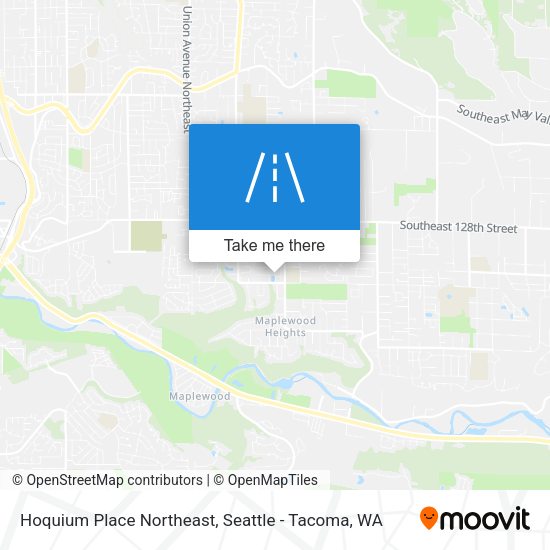 Hoquium Place Northeast map