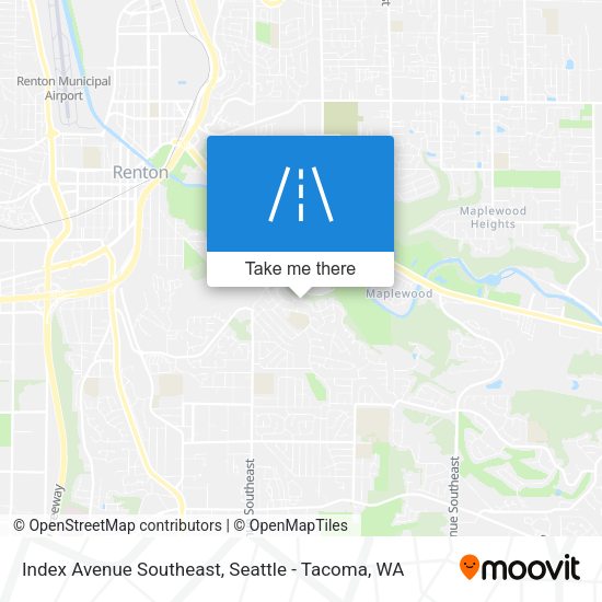 Index Avenue Southeast map