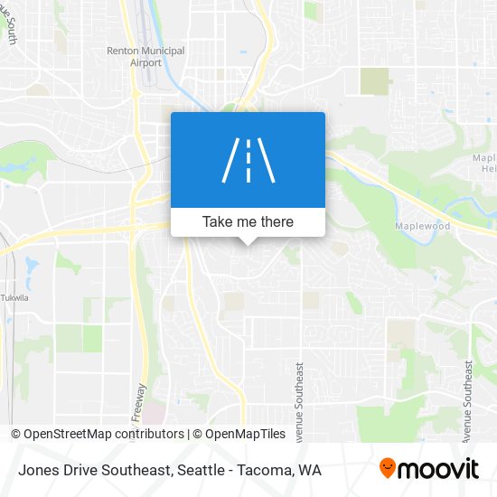 Mapa de Jones Drive Southeast