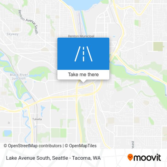 Lake Avenue South map