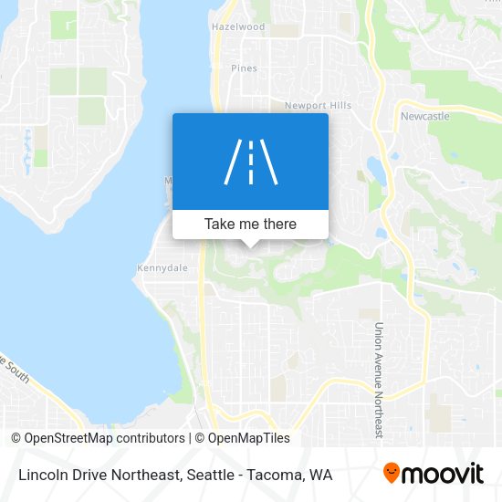 Lincoln Drive Northeast map