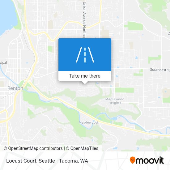 Locust Court map