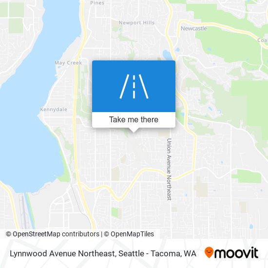 Lynnwood Avenue Northeast map