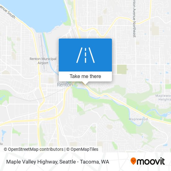 Maple Valley Highway map