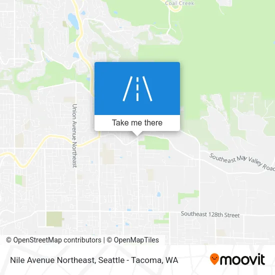 Nile Avenue Northeast map