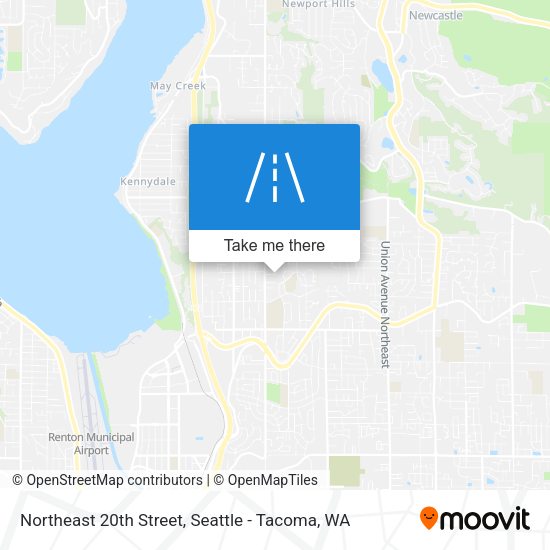 Mapa de Northeast 20th Street