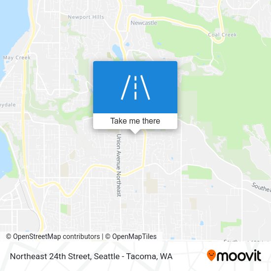 Mapa de Northeast 24th Street