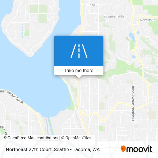 Northeast 27th Court map