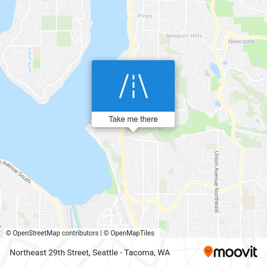 Northeast 29th Street map