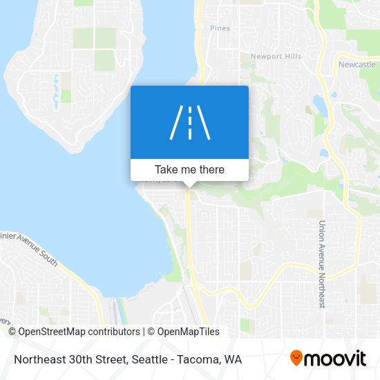 Northeast 30th Street map
