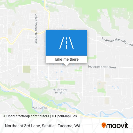 Northeast 3rd Lane map