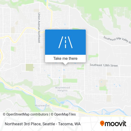 Mapa de Northeast 3rd Place