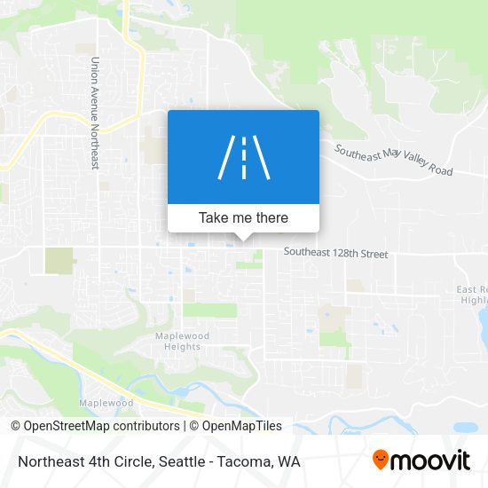Northeast 4th Circle map
