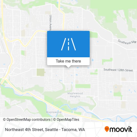 Mapa de Northeast 4th Street