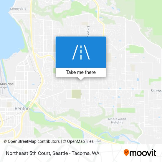 Northeast 5th Court map