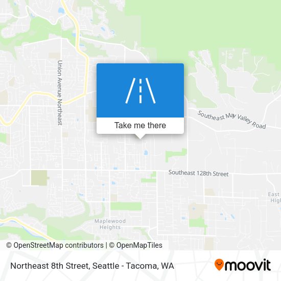 Mapa de Northeast 8th Street