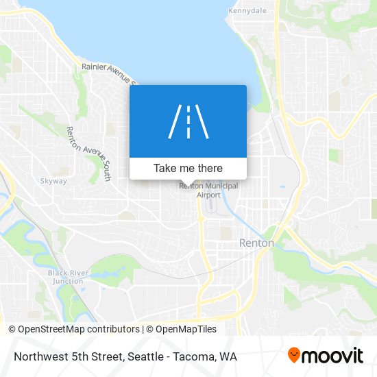 Mapa de Northwest 5th Street