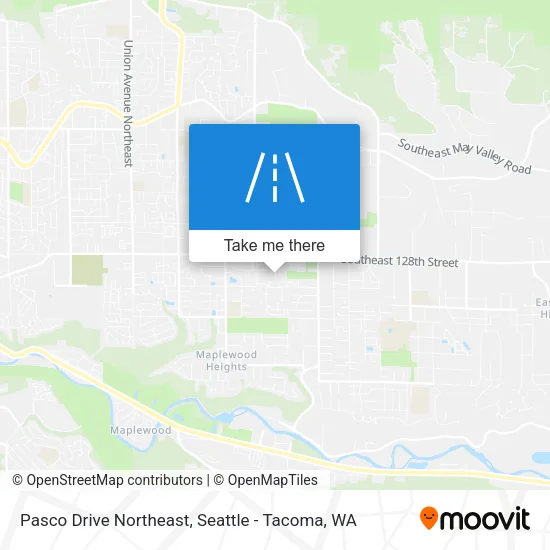 Mapa de Pasco Drive Northeast