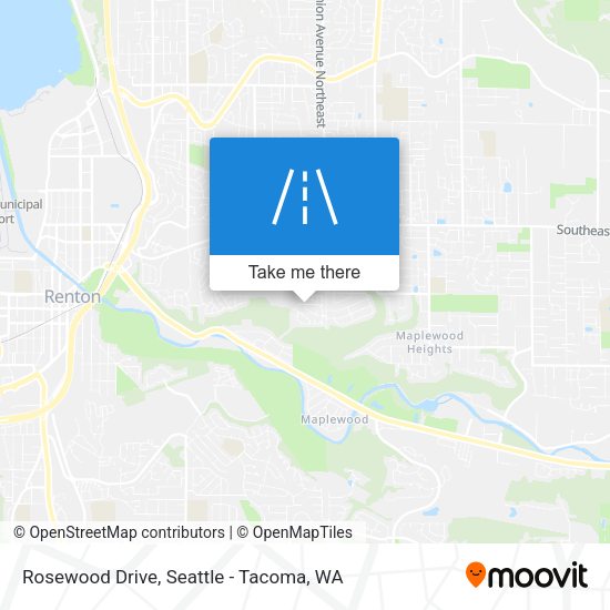 Mapa de Rosewood Drive