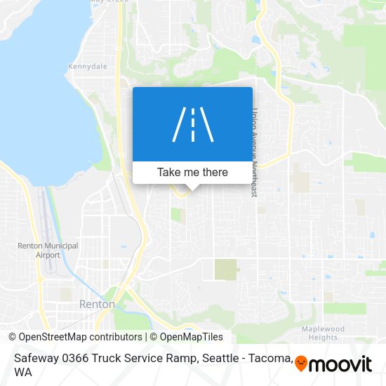 Mapa de Safeway 0366 Truck Service Ramp