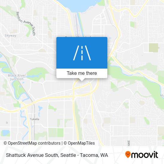 Mapa de Shattuck Avenue South