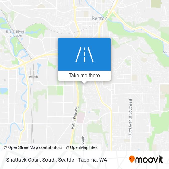 Mapa de Shattuck Court South
