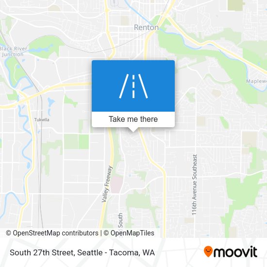 Mapa de South 27th Street