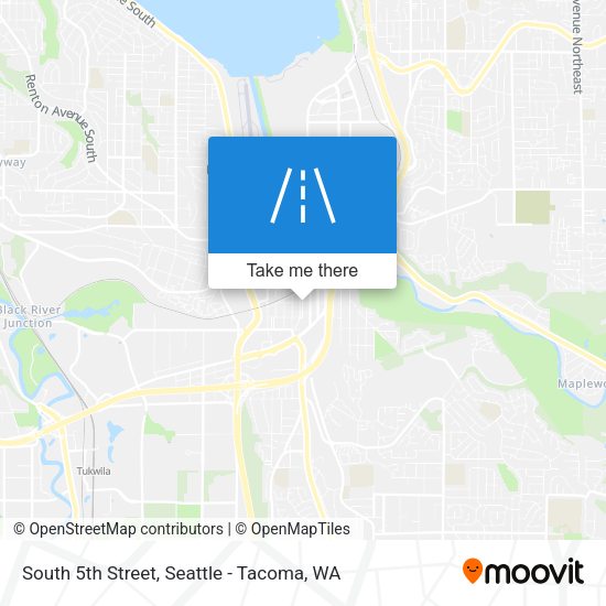 Mapa de South 5th Street