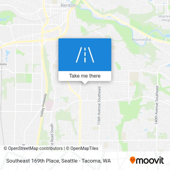 Mapa de Southeast 169th Place