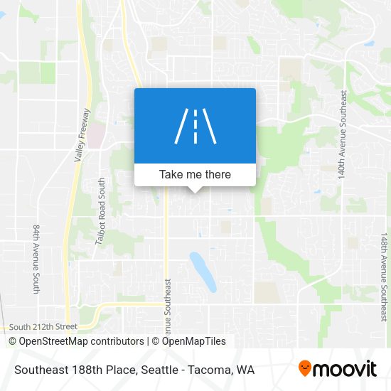 Southeast 188th Place map