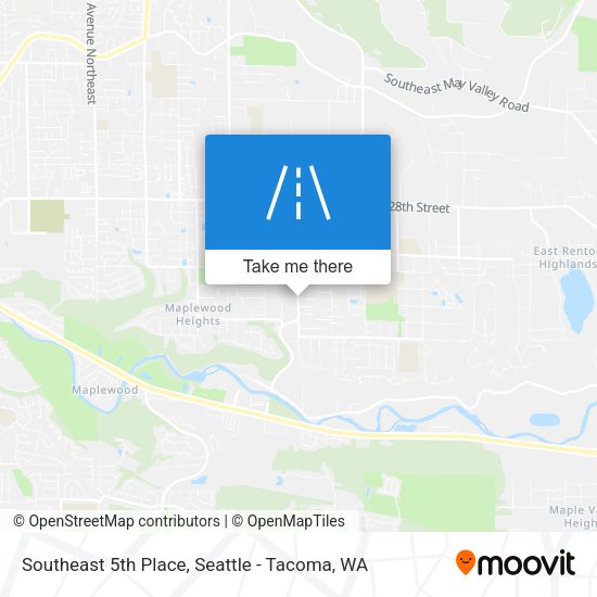 Mapa de Southeast 5th Place