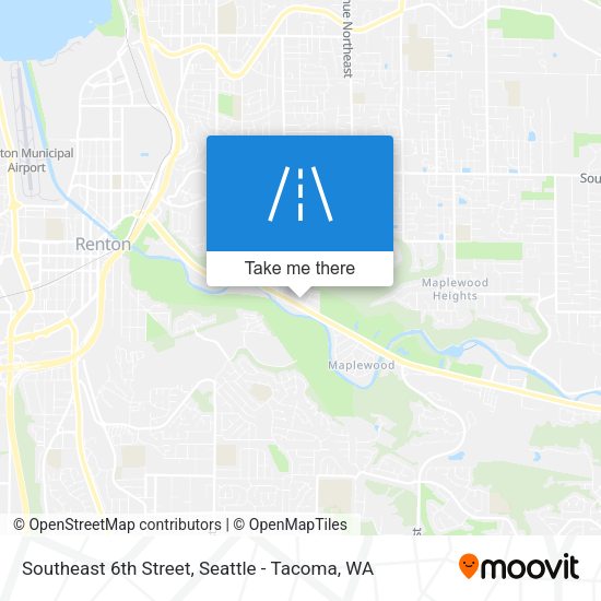 Mapa de Southeast 6th Street