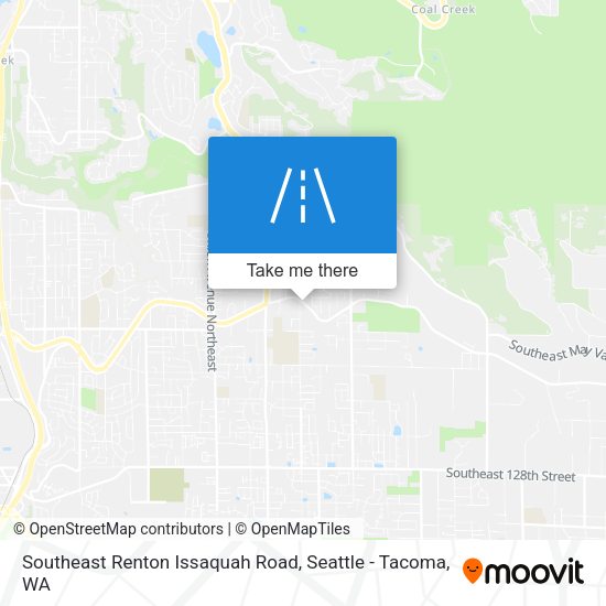 Southeast Renton Issaquah Road map