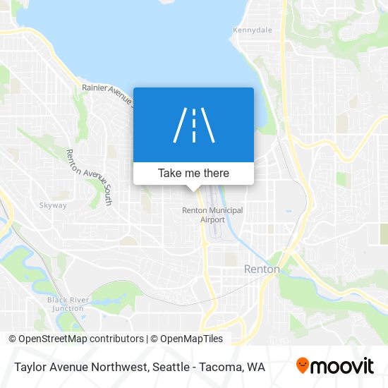 Taylor Avenue Northwest map