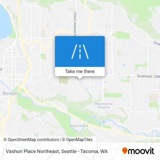 Vashon Place Northeast map